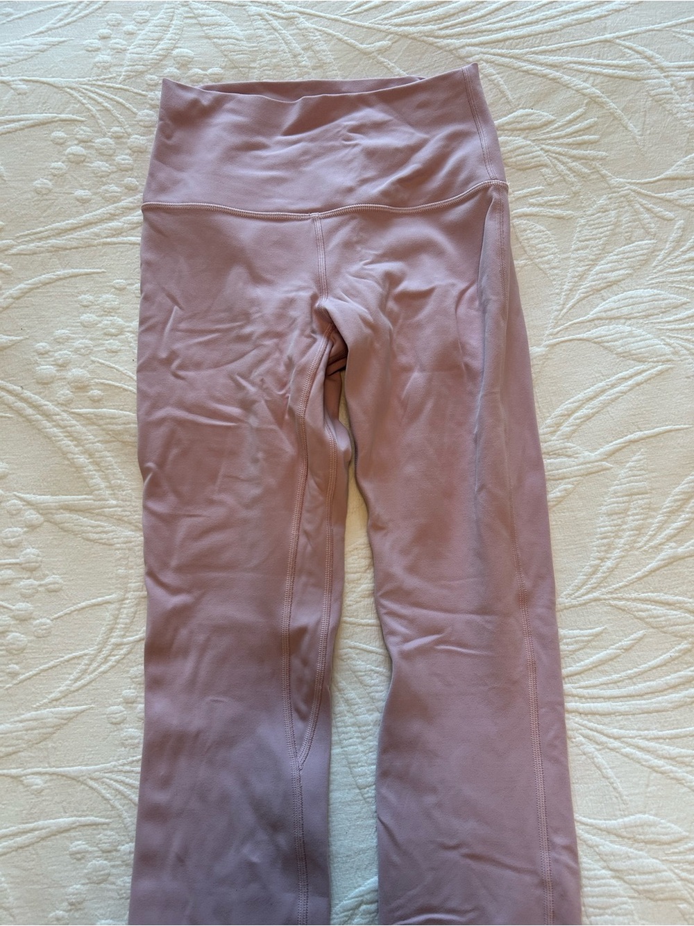 lululemon athletica High-Waist Ribbed Leggings - Mauve